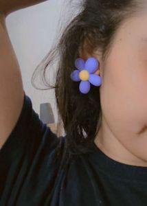 Cute Flower Stud Earrings Set of 4