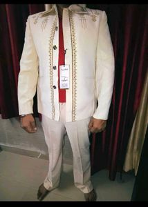 2 Pieces Set Jodhpuri Blazer And Pant Suit