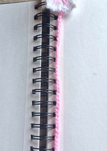bookmark cherry bloosom crochet