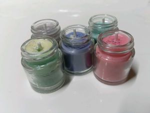 Handmade Scented Candles - Set of 5