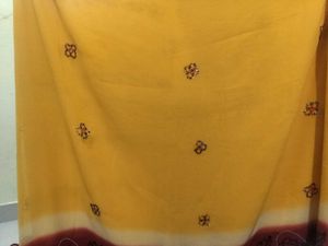 Elegant Yellow Embellished Saree 1ooo