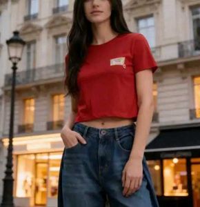 Red Crop T-Shirt
