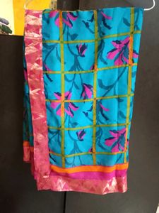 Floral Print Saree