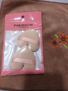 Pabibrow Heart-Shaped Makeup Sponges
