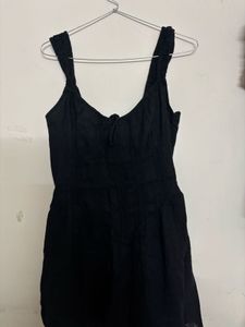 Chic Black A-Line Dress