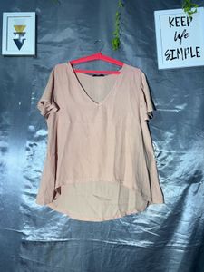 SHEIN Chic V-Neck Short Sleeve Top