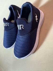 boy 👦 Navy Blue Casual Shoes With Gloves