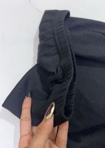 Chic Black Side Slit Maxi Skirt