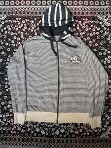 Striped Zip-Up Hoodie