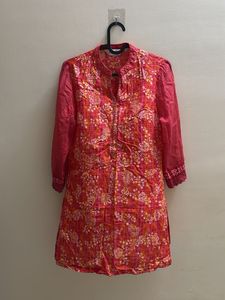 Biba Mandarin Collar Kurta