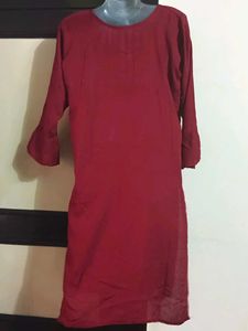 Maroon Tunic Top