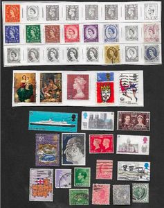 62 rare Great Britain used Stamps