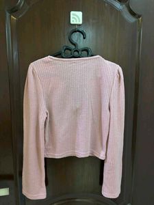 cute female pink top with lace