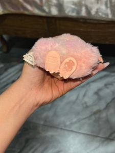 Cute Pink Fluffy Plush Toy labubu