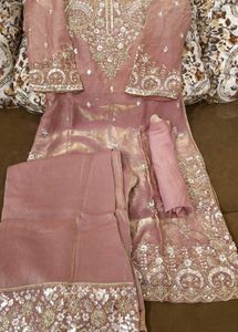 Embellished Kurta Set with Dupatta