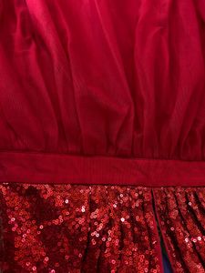 Sparkly Red Party Dress