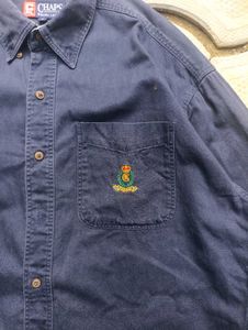 Chaps X Ralph Lauren Dark Blue Button-Up Shirt
