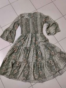 Floral Print Midi Dress