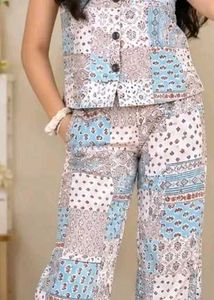 girl  top pant set