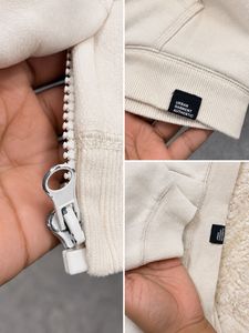 spao korean brand Sherpa Lined Zip-Up Hoodi