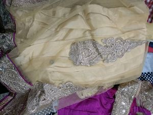 Off Shoulder Stylish Wedding Lehenga In Xl Size