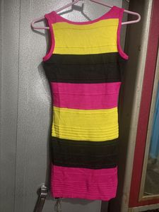 Triple Colour Bodycon Dress 😍