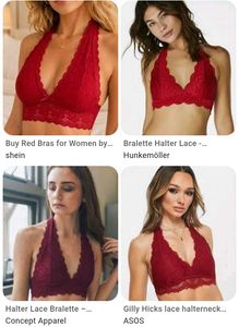 Beautiful Red Lace Bralette
