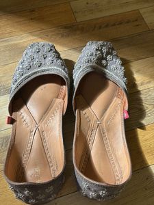 Embellished Juttis - Indian Traditional Footwear