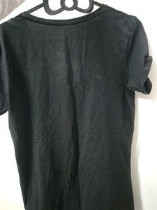 Black V-Neck T-Shirt