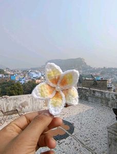 Crochet Flower Hair Clip 🌸💖💫✨