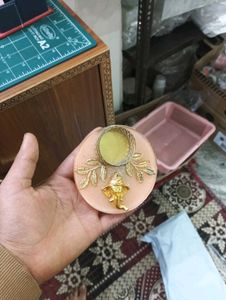 Decorative thali with Ganesha Idol