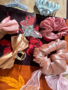Cute Hair Clip and Scrunchie Set