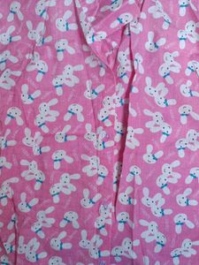 Cute Bunny Print Pajama Set