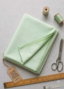 Light Green Poly-Cotton Shirting Fabric - 2 Meters