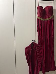 Elegant Red Evening Gown