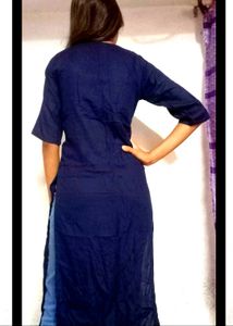 Navy Blue Kurti