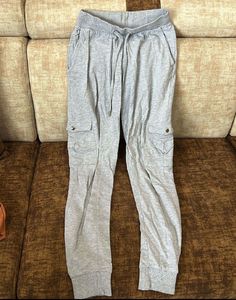 Studiofit Comfortable Grey Cargo Joggers
