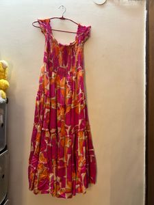 Colorful Tiered Maxi Dress