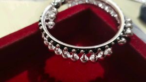 new design pure silver kada for baby