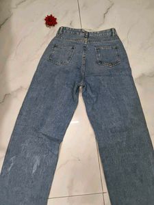Cute Heart Patch Jeans