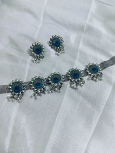 Peacock Necklace Set