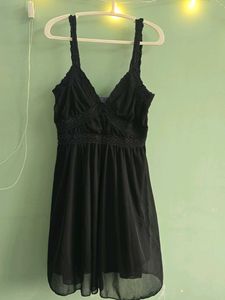 Sexy Black net nighty