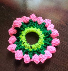 Handmade Crochet Scrunchie