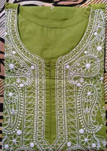 Floral Embroidered Kurta