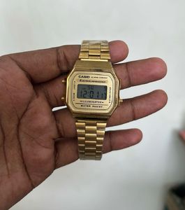 Gold Casio Digital Watch