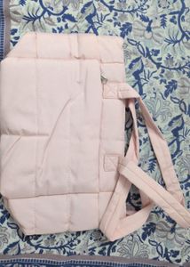 Pink Puffer Tote Bag