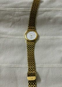 Sonata Gold Analog Watch (Unisex)