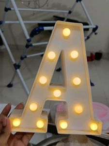 Decorative Letter 'A' Light