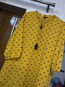 Yellow Polka Dot Top