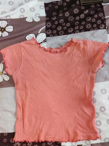 Cute Pink Top Korean